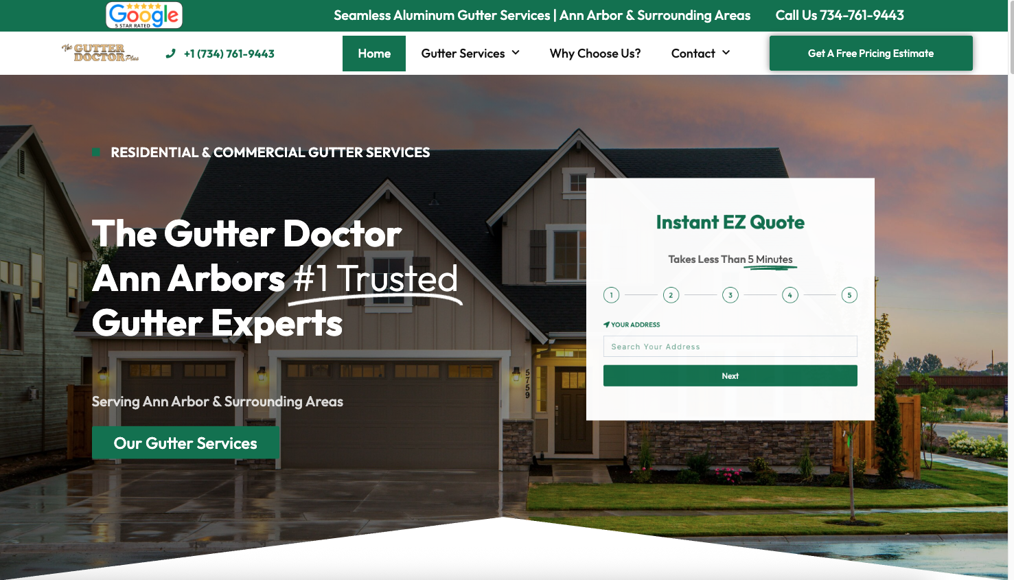 The Gutter Doctor Plus Website
